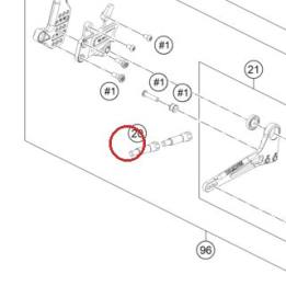 Adaptateur de tringle de changement de vitesse KTM — 61734936000
