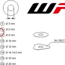 CLAPET 6X11X0,15 KTM — 40541406