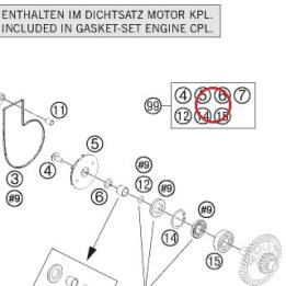 RONDELLE FREIN KTM — 60035055150