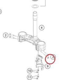 AH SCREW M8X1.25X30 KTM — 90501045000