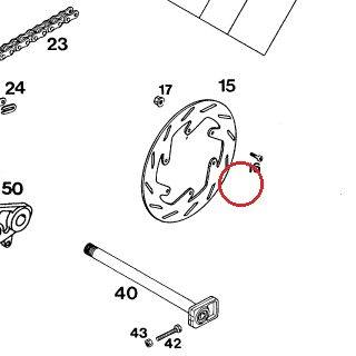 AH SCREW DIN6912-M 6X20 8.8 KTM — 0984060203