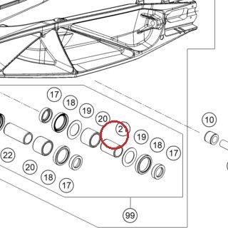 BAGUE INTERIEURE JR20X25X38,5 KTM — 60004032000