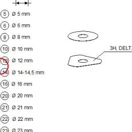 Shim 12x42x0,25 KTM — 46812018
