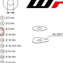 Shim 8x28x0,10 KTM — 89080006
