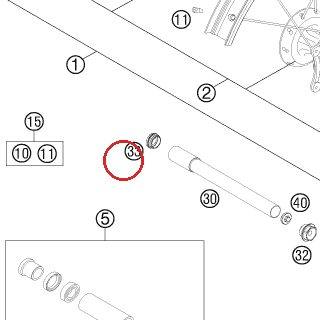 BOUCHON ENTRETOISE SW 27 03 KTM — 54809081050
