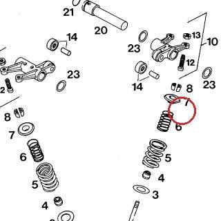 COUPELLE SOUPAPE ALU 95 KTM — 58036032700