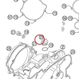 OIL FILLER CAP M24x3 W. O-R KTM — 58030120000