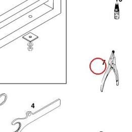 PINCE A CIRCLIPS KTM — 51012011000