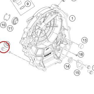 HH COLLAR SCREW M6X30 KTM — J025060301