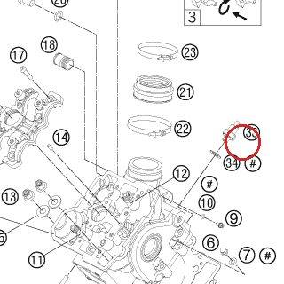 MANO-CONTACT D´HUILE LC8 04 KTM — 60038091100