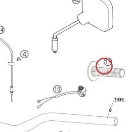 POIGNÉE FIXE RENTHAL 04 KTM — 54802039000