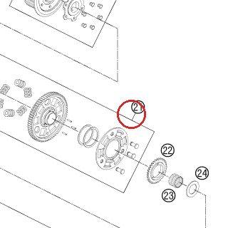 CLOCHE CPL. 67-Z 2004 KTM — 60032001144