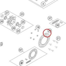 PIGNON 42 D 03 KTM — 60010051042