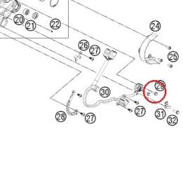 HH-COLLAR SCREW M5X16 WS8 KTM — J025050163