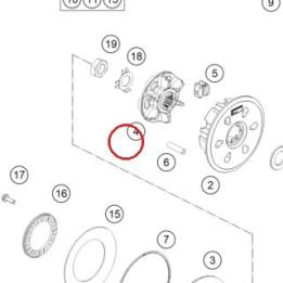 Clutch center KTM — 78132002211