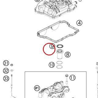 GASKET SPARK-PLUG SHAFT KTM — 77336053050