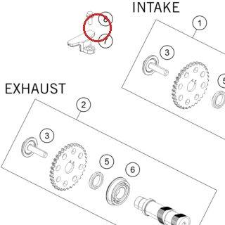 HEX COLLAR SCREW M6X14 SW8 KTM — J025060142