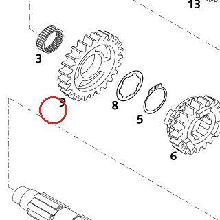 PIGNON FOU 4.G 26-Z ''33'' KTM — 59033014033