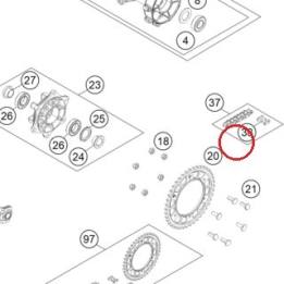 MASTER LINK F.CHAIN 525 SDZZ KTM — 60410066000
