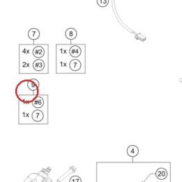 BRAKE HOSE KIT ABS-FRONT CAL KTM — 90642004044