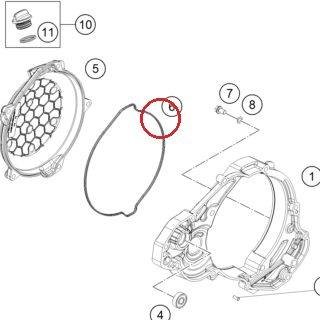 Clutch cover gasket external KTM — A48030027000