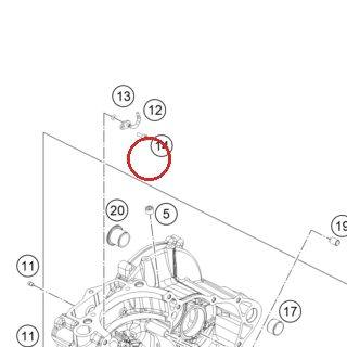 Cylinder screw DIN 912-M4x10-8 KTM — 0912040103S