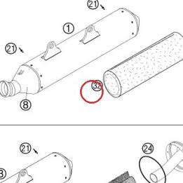 LAINE SILENCIEUX 4 T 550 GRS 0 KTM — 59005078550