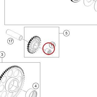 Needle bushing KTM — J430001201200