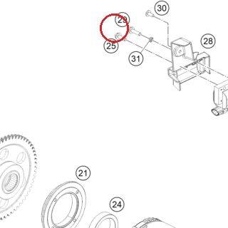 BOLT-FLANGE-KAD ST-A DIA-06 L KTM — J900000603000