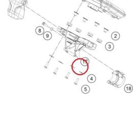 Holder speedometer lower KTM — 96314060000