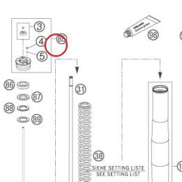 PRE-LOAD ADJ. M51X1,5 CPL. 07 KTM — 48600431S1