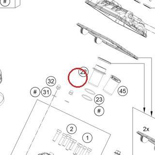 Spark plug shaft insert KTM — 61736075000