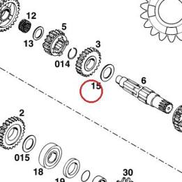 RONDELLE 26,1X40X1,5 KTM — 54633020400
