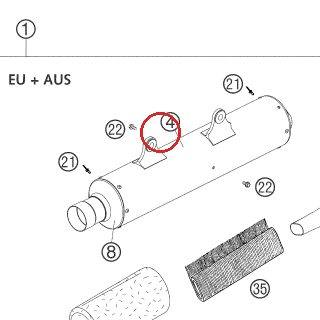 CARTER SILENCIEUX EXC 04 KTM — 59005081550