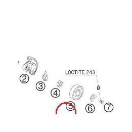 ROULEMENT A BILLES KTM — 0625063020