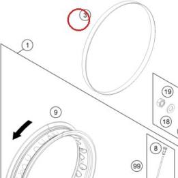 RUBAN POUR JANTE 10''22MM KTM — 45009073000