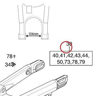BRAS OSCILLANT CPL PDS 2T 00 KTM — 50304030244