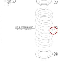 Spring (59) 140-185 shock whit KTM — S80981000200020