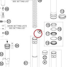 REPAIR KIT SEALS CC 2010 KTM — R14018