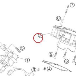 CYLINDRE ARR D 100 05 KTM — 60030105200