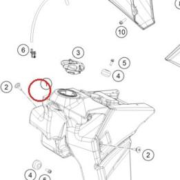 Fuel tank KTM — A49007213000
