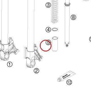 SPACER ALU D42 X 85 KTM — 48600579