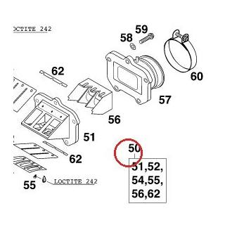 BOITE DE MEMBRANE KPL. 200 KTM — 52330051044
