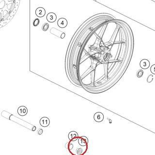 AH SCREW M25X1,5 WS 12 05 KTM — C90709082000