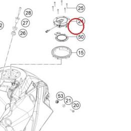 Fuel tank cap race-on KTM — 60707008000