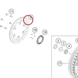 DISC BRAKE DIA 285 KTM — A60309060000