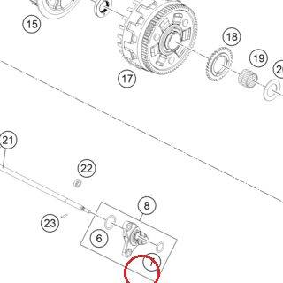 O-Ring 13,0 x 2,0 Viton KTM — 0770001320000