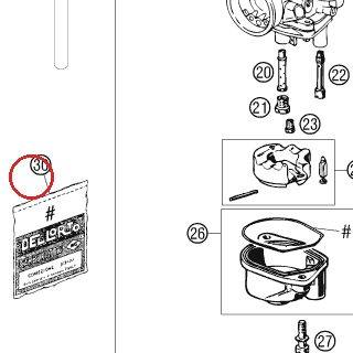 KIT JOINT DELLORTO 12-14 PHVA KTM — 45131599000