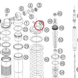 VIS CHC M5X25 KTM — 46180354