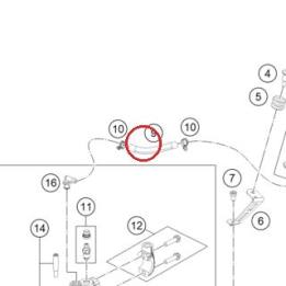 HOSE FOR RESERVOIR KTM — A62402069001